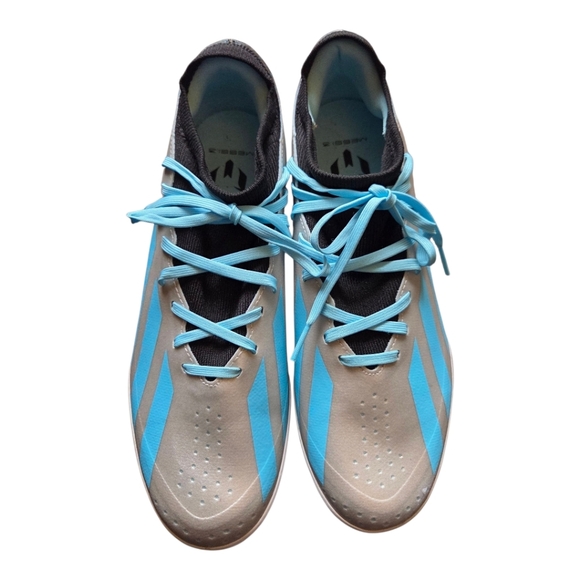 Adidas Blue and Black Messi Craxy Fast Athletic Shoes Sleek Design Size 10 - Picture 6 of 8